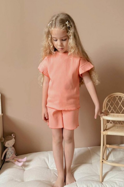 Dětský komplet DEYA PEACH, Barva: broskvová, IVET.EU - Stylové oblečení
