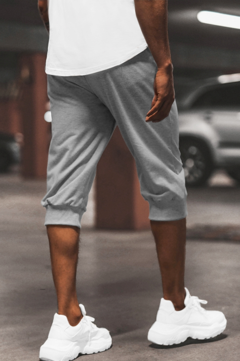 Pánské šortky MULZO GREY, Barva: šedá, IVET.EU - Stylové oblečení