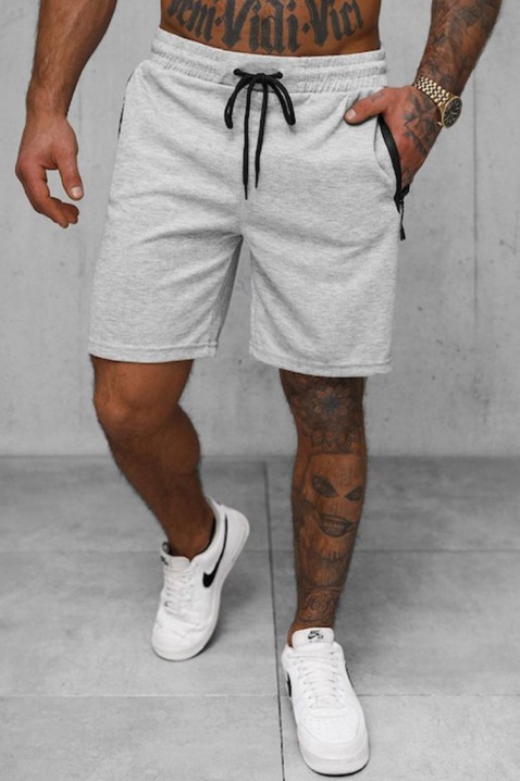 Pánské šortky PONTO LIGHT GREY, Barva: světle šedá, IVET.EU - Stylové oblečení