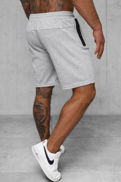 Pánské šortky PONTO LIGHT GREY, Barva: světle šedá, IVET.EU - Stylové oblečení