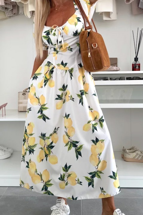 Šaty LIMONCELO WHITE, Barva: bílá, IVET.EU - Stylové oblečení