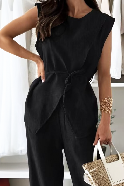 Komplet AKSINIYA BLACK, Barva: černá, IVET.EU - Stylové oblečení