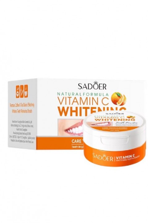 Bieliaci prášok na zuby SADOER Whitening Vitamin CIVET.EU - Štýlové oblečenie