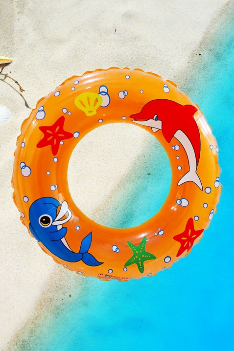 Nafukovací kruh ROMEXY ORANGE, Barva: oranžová, IVET.EU - Stylové oblečení