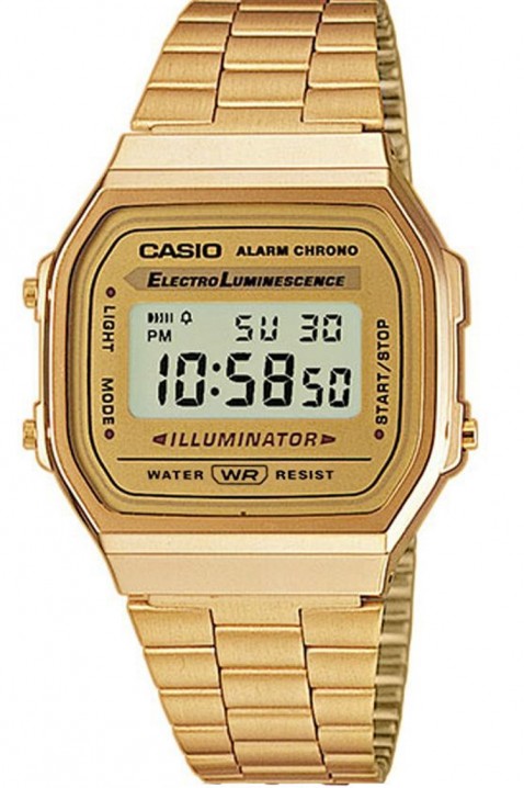 Hodinky CASIO Vintage A168WG-9WDF unisex., Barva: zlatá, IVET.EU - Stylové oblečení