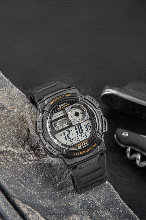 Pánske hodinky CASIO AE-1000W-1AVDF, Farba: čierna, IVET.EU - Štýlové oblečenie