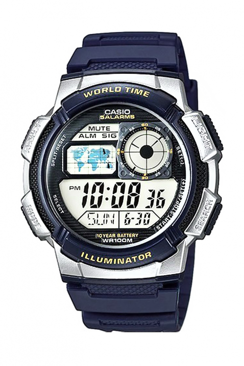 Pánské hodinky CASIO AE-1000W-2AVDF, Barva: tmavomodrá, IVET.EU - Stylové oblečení