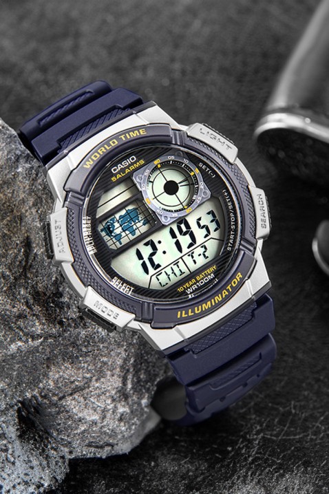Pánské hodinky CASIO AE-1000W-2AVDF, Barva: tmavomodrá, IVET.EU - Stylové oblečení