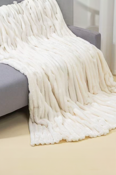 Κουβέρτα VELMEONA 160x200 cm, Χρώμα: εκρού, IVET.EU - Εκπτώσεις έως -80%