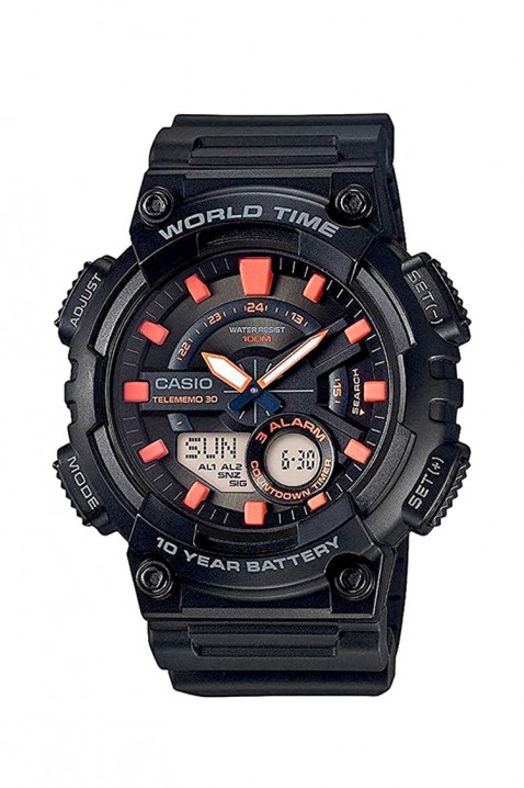 Pánské hodinky CASIO AEQ-110W-1A2VDF, Barva: černá, IVET.EU - Stylové oblečení