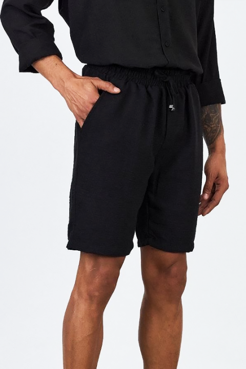 Pánské šortky JORVO BLACK, Barva: černá, IVET.EU - Stylové oblečení