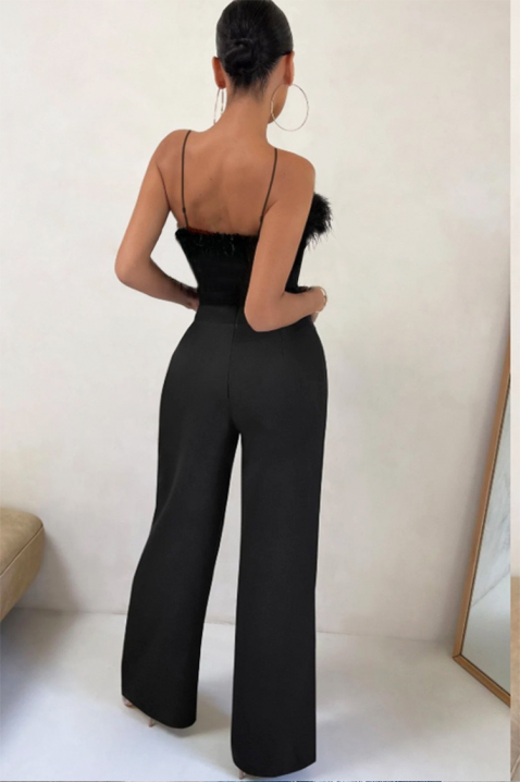 Overal SIONELA BLACK, Barva: černá, IVET.EU - Stylové oblečení
