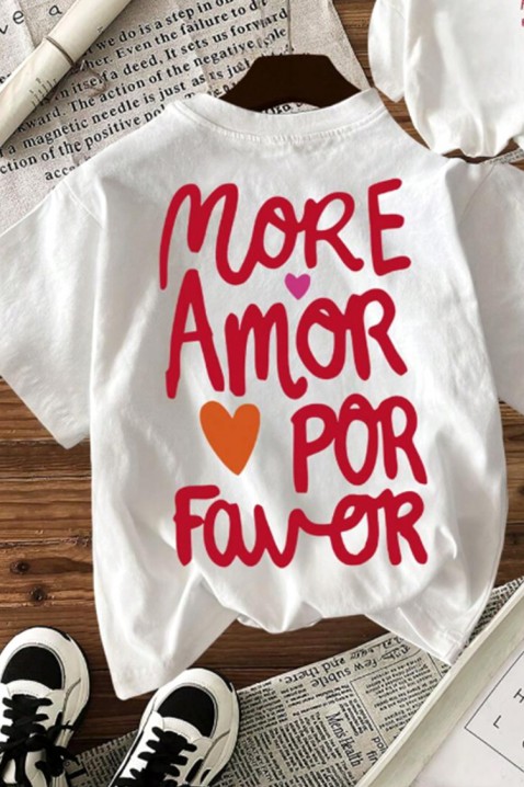 Triko AMORE WHITE, Barva: bílá, IVET.EU - Stylové oblečení