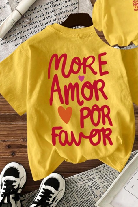 Triko AMORE YELLOW, Barva: žlutá, IVET.EU - Stylové oblečení