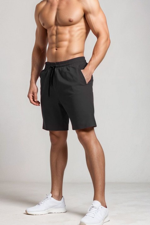 Šortky MEFIGO BLACK, Barva: černá, IVET.EU - Stylové oblečení