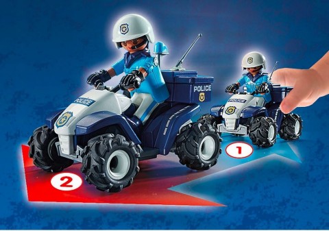 Σετ με φιγούρα City Action 71092 Αστυνομικό Speed QuadIVET.EU - Εκπτώσεις έως -80%