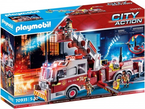 Σετ φιγούρων City Action 70935 Πυροσβεστικό Όχημα: US Tower LadderIVET.EU - Εκπτώσεις έως -80%