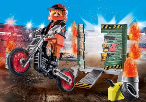 Σετ με φιγούρα Stunt Show 71256 Starter Pack Επίδειξη κασκαντέρ με τοίχο φωτιάςIVET.EU - Εκπτώσεις έως -80%