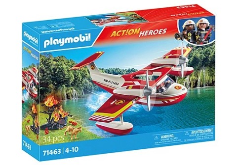 Σετ φιγούρων Action Heroes 71463 Πυροσβεστικό Αεροπλάνο με λειτουργία κατάσβεσης πυρκαγιάςIVET.EU - Εκπτώσεις έως -80%
