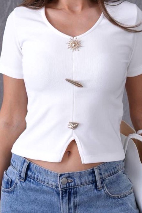 Top DIZELMA WHITE, Farba: biela, IVET.EU - Štýlové oblečenie