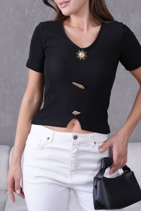 Top DIZELMA BLACK, Barva: černá, IVET.EU - Stylové oblečení