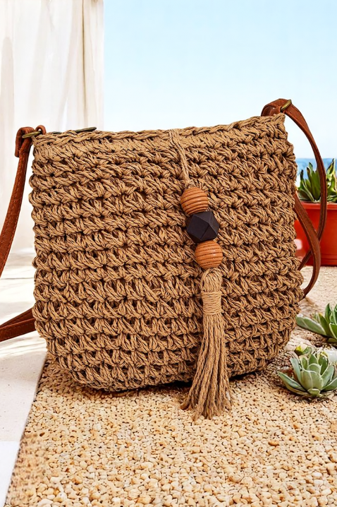 Plážová taška BROSELVA BROWN, Barva: hnědá, IVET.EU - Stylové oblečení