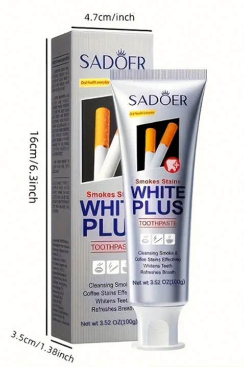 Bělící pasta SADOER White PlusIVET.EU - Stylové oblečení