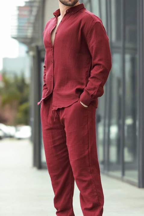 Pánský komplet ROLDO BORDO, Barva: bordová, IVET.EU - Stylové oblečení