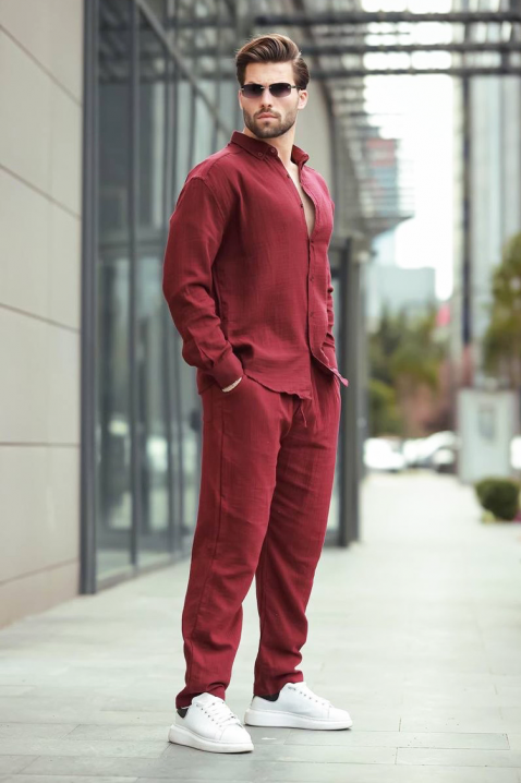 Pánský komplet ROLDO BORDO, Barva: bordová, IVET.EU - Stylové oblečení