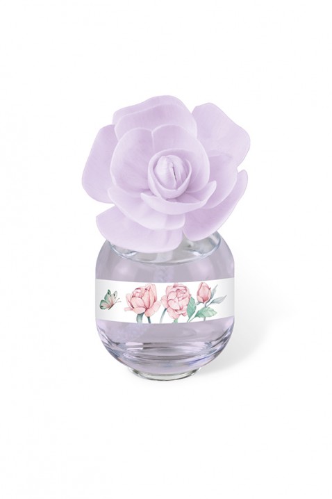 Difuzér s květem SOLMY ROSA 60 ml, Barva: fialová, IVET.EU - Stylové oblečení