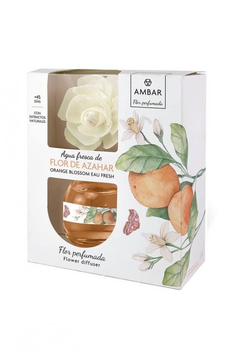 Difuzér s květem SOLMY ORANGE 60 ml, Barva: oranžová, IVET.EU - Stylové oblečení