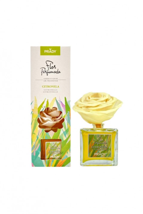 Difuzér s květem FLOSY CITRONELA 90 ml, Barva: žlutá, IVET.EU - Stylové oblečení