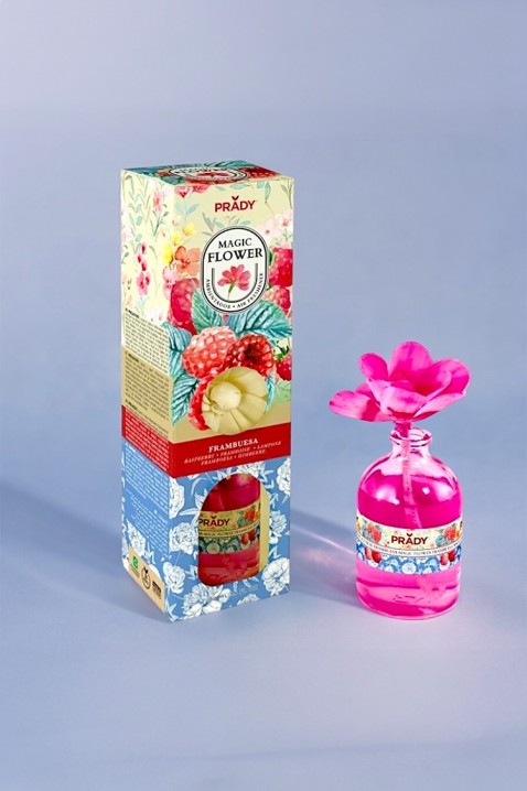 Difuzér s kvetom PROLDY FRAMBUESA 100 ml, Farba: fuchsiová, IVET.EU - Štýlové oblečenie