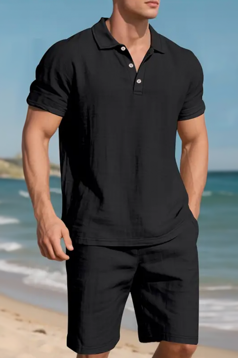 Pánský komplet BESTELO BLACK, Barva: černá, IVET.EU - Stylové oblečení