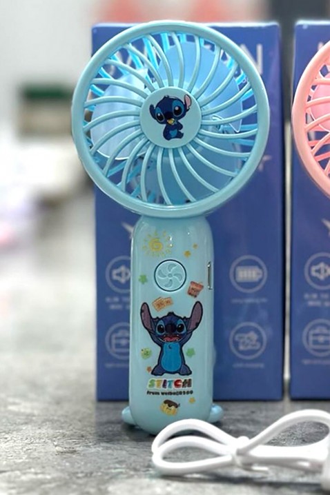 Přenosný ventilátor WINDYSTICH, Barva: světlemodrá, IVET.EU - Stylové oblečení