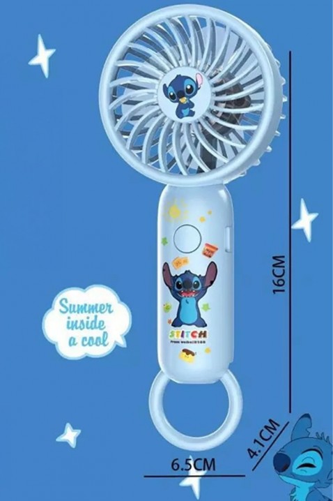 Přenosný ventilátor WINDYSTICH, Barva: světlemodrá, IVET.EU - Stylové oblečení