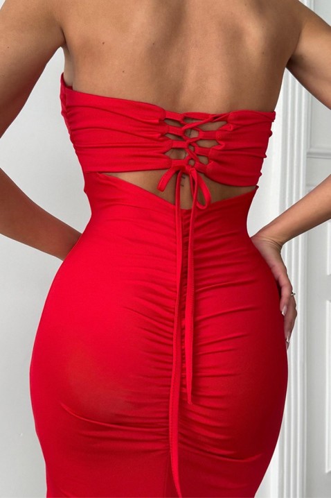 Šaty ROUGETA RED, Barva: červená, IVET.EU - Stylové oblečení