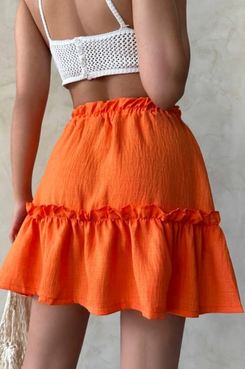 Sukňa ZERVELZA ORANGE, Farba: oranžová, IVET.EU - Štýlové oblečenie