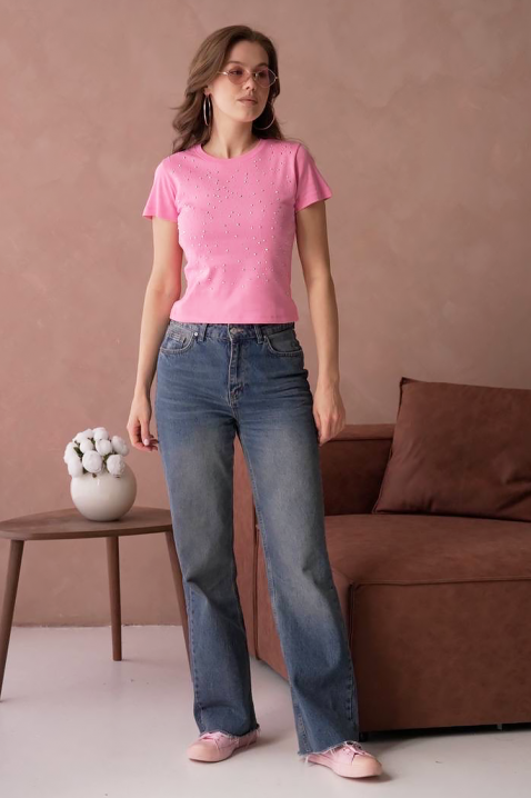 Tričko RAVIKA PINK, Farba: ružová, IVET.EU - Štýlové oblečenie