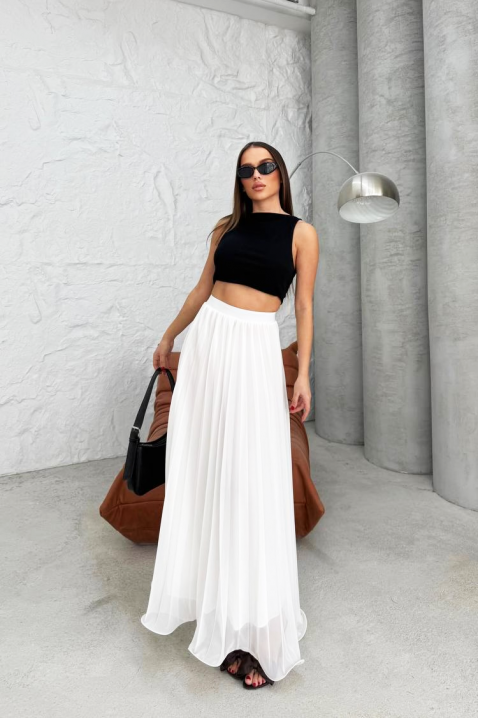 Sukně ANTOANETA WHITE, Barva: bílá, IVET.EU - Stylové oblečení
