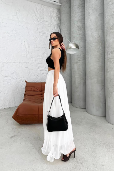 Sukně ANTOANETA WHITE, Barva: bílá, IVET.EU - Stylové oblečení