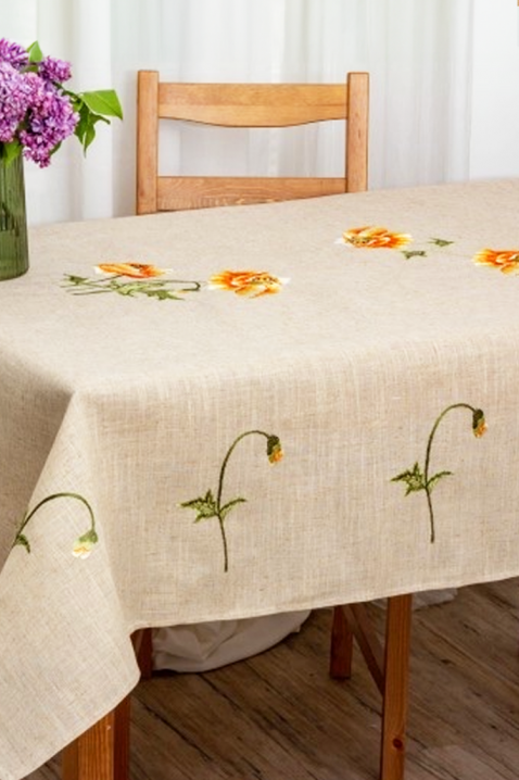 Τραπεζομάντιλο ROLMEJA 130x130 cm, Χρώμα: μπεζ, IVET.EU - Εκπτώσεις έως -80%