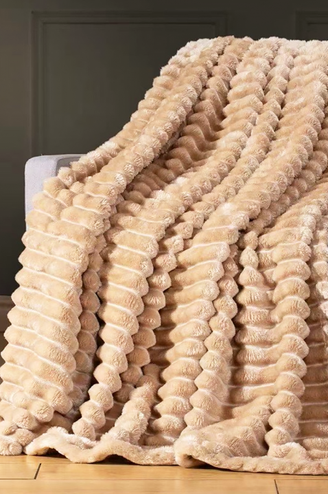 Κουβέρτα DIMFELDA BEIGE 160x200 cm, Χρώμα: μπεζ, IVET.EU - Εκπτώσεις έως -80%