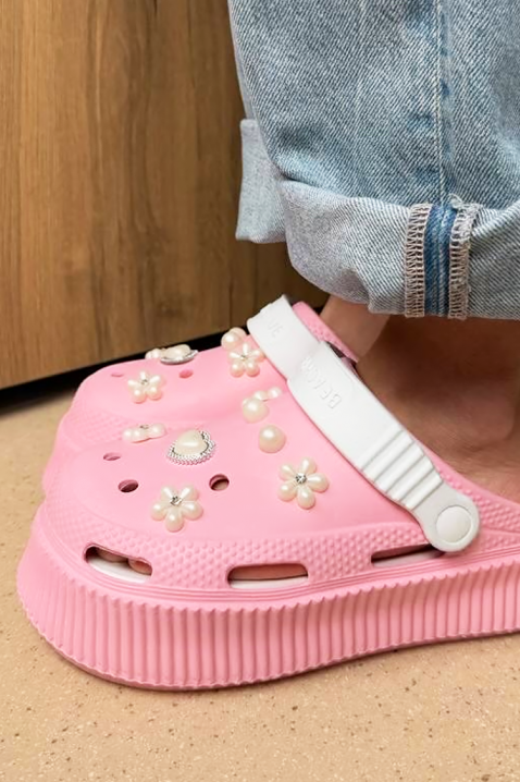 Γυναικείες παντόφλες DJOMANA PINK, Χρώμα: ροζ, IVET.EU - Εκπτώσεις έως -80%