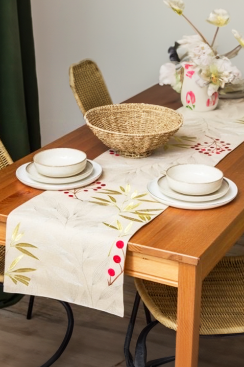Τραβέρσα TIZOLVA ECRU 35x140 cm, Χρώμα: χρωματιστό, IVET.EU - Εκπτώσεις έως -80%