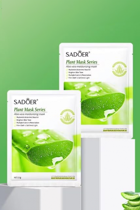 Μάσκα προσώπου SADOER Plant Facial Mask ALOEVERAIVET.EU - Εκπτώσεις έως -80%
