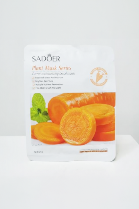 Μάσκα προσώπου SADOER Plant Facial Mask CARROTIVET.EU - Εκπτώσεις έως -80%
