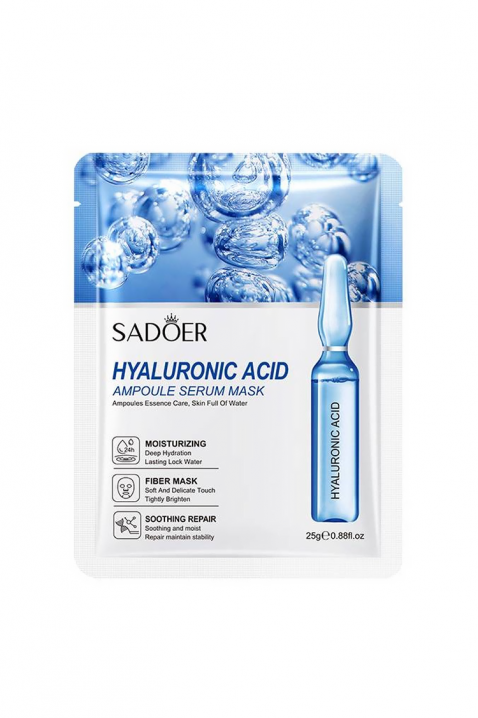 Μάσκα προσώπου SADOER Serum Mask HIALURONIC ACIDIVET.EU - Εκπτώσεις έως -80%