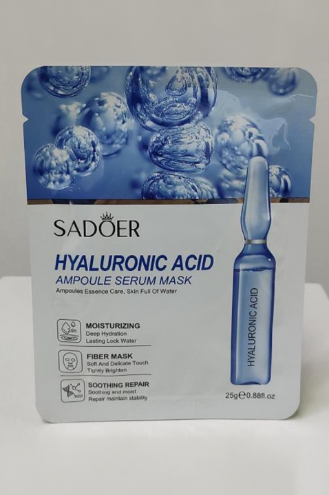 Μάσκα προσώπου SADOER Serum Mask HIALURONIC ACIDIVET.EU - Εκπτώσεις έως -80%
