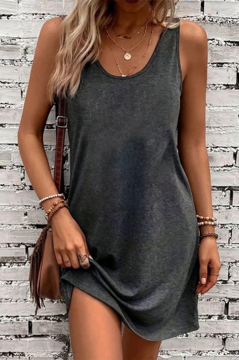 Φόρεμα SKLIRONZA GREY, Χρώμα: γκρι, IVET.EU - Εκπτώσεις έως -80%